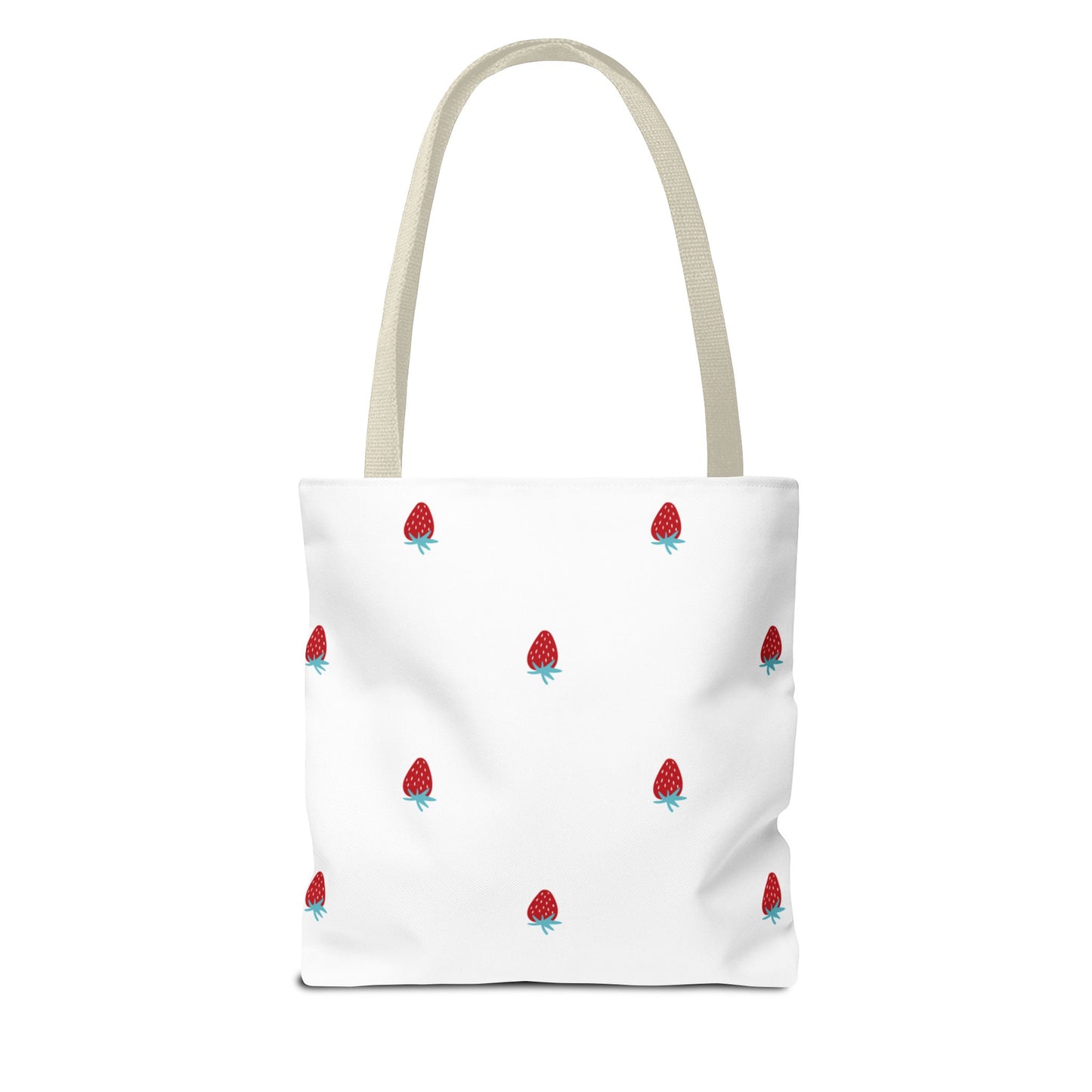Sweet Strawberry Tote Bag, Cute Shopping Bag, Fruit Lover Gift, Summer Accessory, Eco-Friendly Tote, Everyday Use
