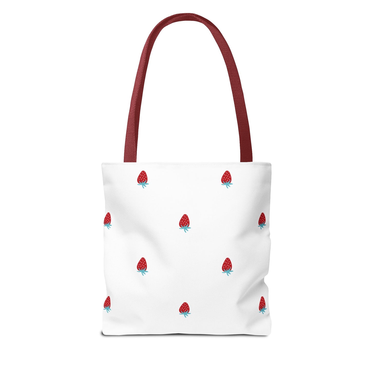Sweet Strawberry Tote Bag, Cute Shopping Bag, Fruit Lover Gift, Summer Accessory, Eco-Friendly Tote, Everyday Use