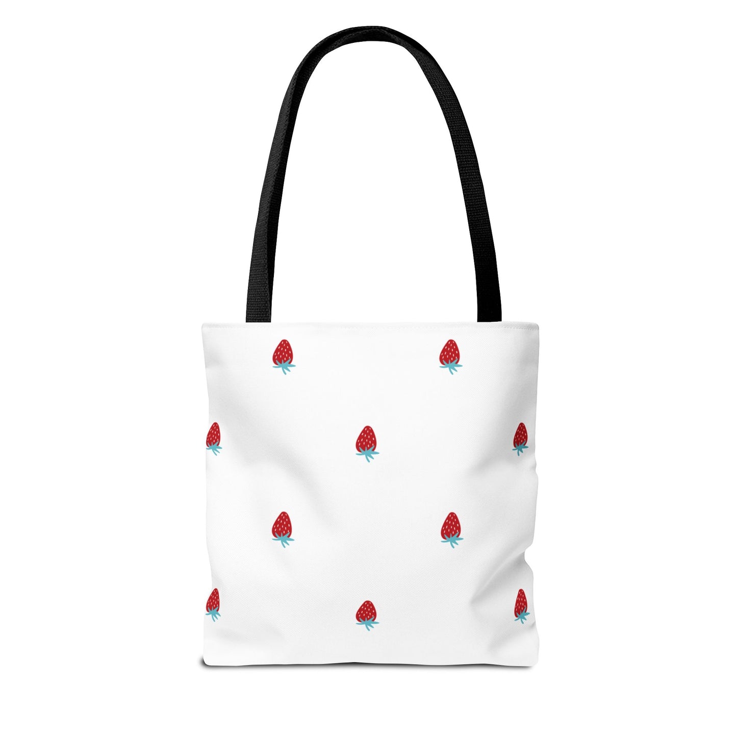 Sweet Strawberry Tote Bag, Cute Shopping Bag, Fruit Lover Gift, Summer Accessory, Eco-Friendly Tote, Everyday Use